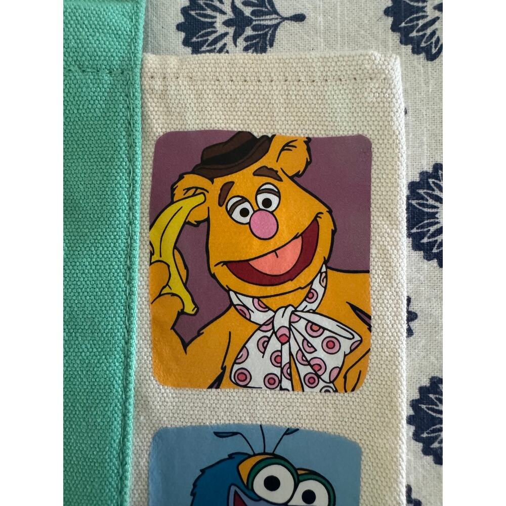Disney Muppers Kermit, Piggy, Fozzy, Gonzo Custom Made Trader Joes Mini Tote - Picture 6 of 13